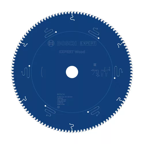 Bosch Expert for Wood körfűrészlap 254 x 2,6/1,8 x 25,4 mm, T=120