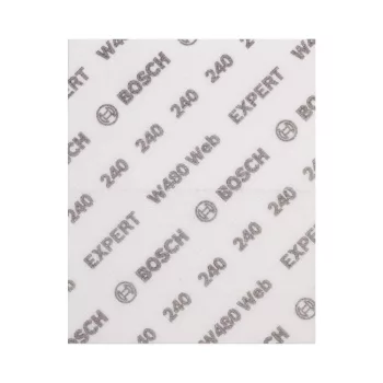   Bosch EXPERT W480 kézi csiszolóháló, G240 2 db 115x140, G240 2 db mosható