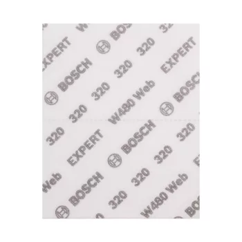  Bosch EXPERT W480 kézi csiszolóháló, G320 2 db 115x140, G320 2 db mosható