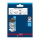 Bosch EXPERT W480 kézi csiszolóháló, G320 10 db 115x140, G320 10 db mosható