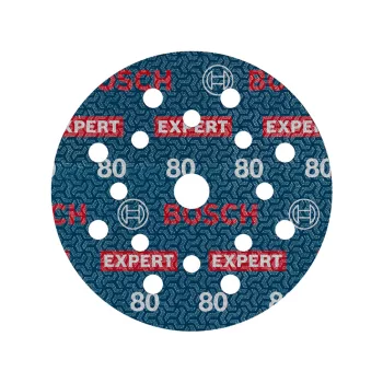 Bosch EXPERT O780 Foil csiszolófólia, 125mm, G80, 50 db