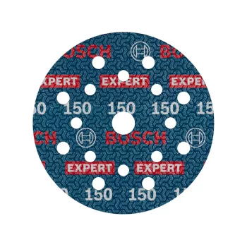 Bosch EXPERT O780 Foil csiszolófólia, 125mm, G150, 50 db