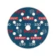 Bosch EXPERT O780 Foil csiszolófólia, 125mm, G150, 50 db
