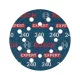 Bosch EXPERT O780 Foil csiszolófólia, 125mm, G240, 1 db