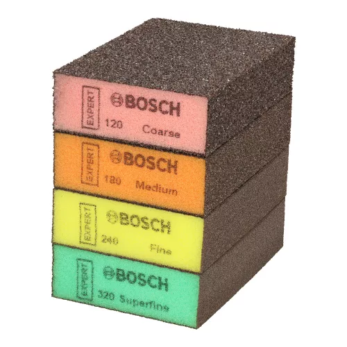 Bosch EXPERT S471 Standard kézi csiszolószivacs készlet, 69 x 97 x 26  mm - 20 részes