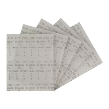   Bosch EXPERT M480 csiszolóháló rezgőcsiszolókhoz, 230 x 280 mm, G120 - 5 db