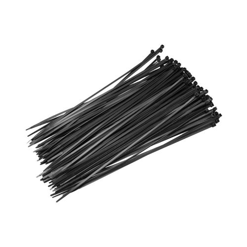 Tracon nyitható kábelkötegelo, fekete, 250×7,6 mm