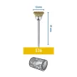 Dremel sárgaréz kefe; 536; 13 mm