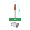 Dremel Alumínium-oxid köszörűkő 6,4 mm 3db