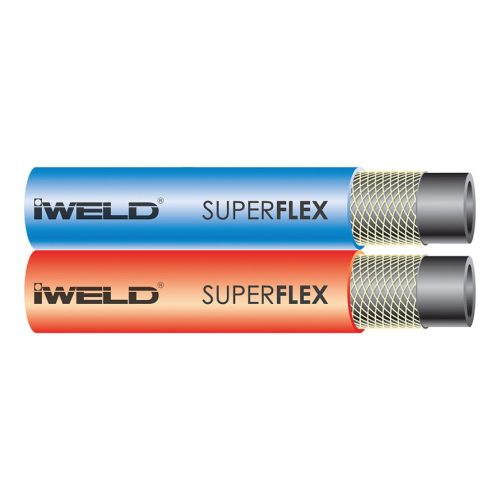 Iweld Superflex ikertömlo 9,0 x 6,3mm (Acetilén/Oxigén)