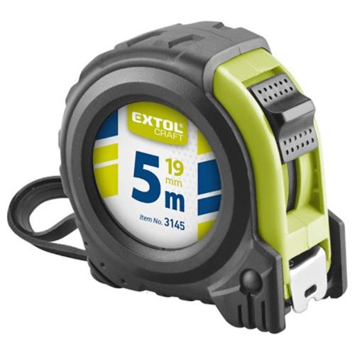 Extol Craft mérőszalag gumírozott 1 stoppos 5mx19mm