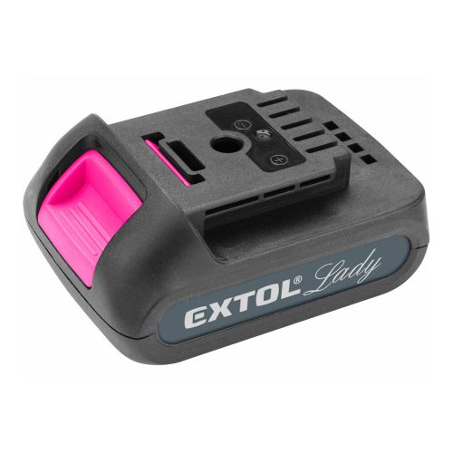 Extol Lady tartalék akku 12V Li-ion, 402403 géphez; 2000mAh