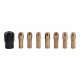Extol Craft befogó tokmány készlet, 8 db, befogás: 1-1,6-2-2,3-3-2×3,2 mm, M8×0,75 mm, a 404120, 