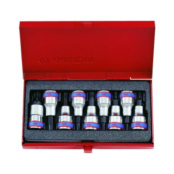   King Tony 1/2" hatszög bitfej készlet 55mm 9 részes (4110PR)