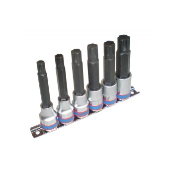   King Tony 1/2" bordás bitfej készlet 6 részes (4116PR)