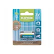 Extol elem 1 db, Li-ion, 3V, méret: CR123A; 1600mAh, bliszteren