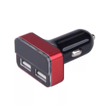   Extol Energy autós töltő, szivargyujtó / dupla USB, 1,0A+3,4A/ 37W, kábel nélkül
