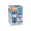 Extol Light LED teleszkópos lámpa, 75 Lumen, láng hatású fény, elem nélkül