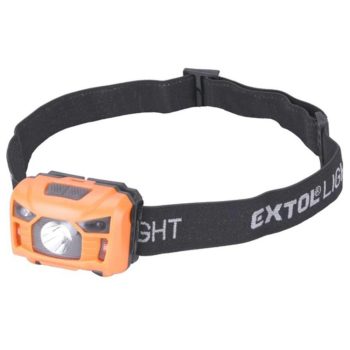   Extol Light akkus LED fejlámpa, 3W, CREE XPL, 100 lumen, fehér+piros