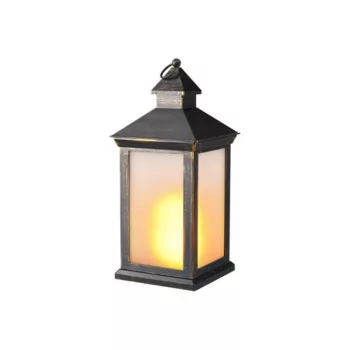   Extol Light LED dekorációs lámpa, láng hatású, sárga fényű, elem nélkül