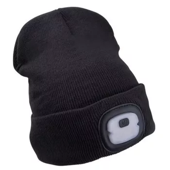   Extol Light sapka LED homloklámpával, sötétszürke Li-ion 4×25 lumen