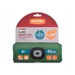 Extol Craft 3 funkciós USB LED lámpás sapka CREE XPL 4x45Lumen piros/fehér/zöld