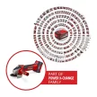 Einhell akkus sarokcsiszoló TC-AG 18/115 Li 18V 1x4,0Ah 115mm