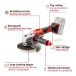 Einhell Professional akkus sarokcsiszoló AXXIO 18/150 - SOLO 18V alapgép 150mm