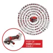 Einhell akkus sarokcsiszoló TE-AG 18/115 Q Li -SOLO 18V alapgép 115mm