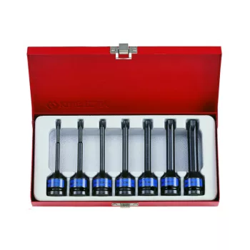   King Tony 1/2" gépi Torx bitfejkészlet 100mm 7 részes (4467PP)