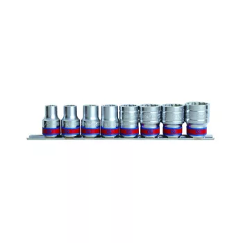   King Tony 1/2" kézi dugókulcs készlet SAE 6* 8 részes (4510SR)