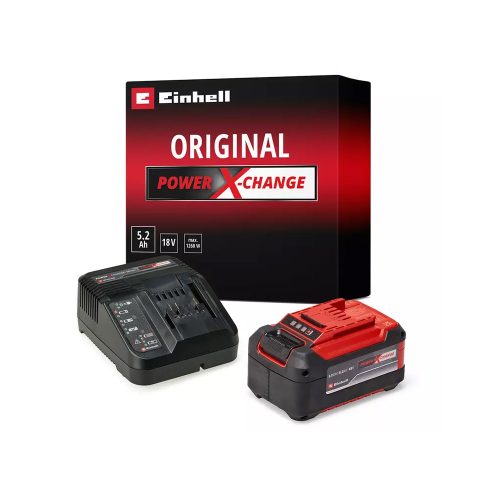 Einhell Power X-Change Starter-Kit 18V 5,2 Ah + töltő