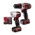 Einhell akkus fúrócsavarozó lámpával TE-CD 12/1 Li +22+CL 12V 2x2,0Ah