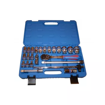   King Tony 1/2" kézi dugókulcs készlet 6* 24 részes (4528MRST)