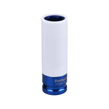   Fortum gépi dugófej 1/2", 17 mm; vékonyfalú, ALU felnihez