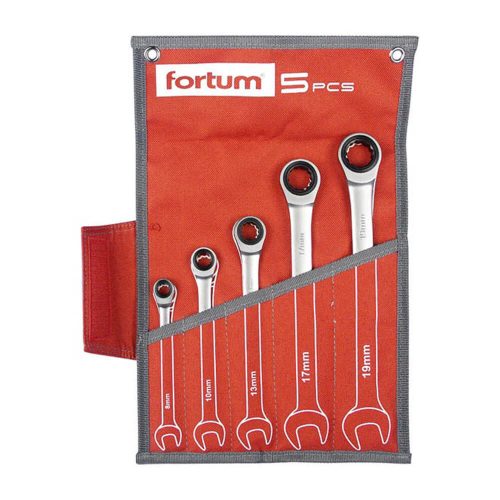 Fortum racsnis csillag-villáskulcs készlet 5 részes