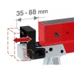 Fortum asztalosbak/fűrészbak állítható, összecsukható; 615 - 820 mm, max. terhelés: 590 kg, saját