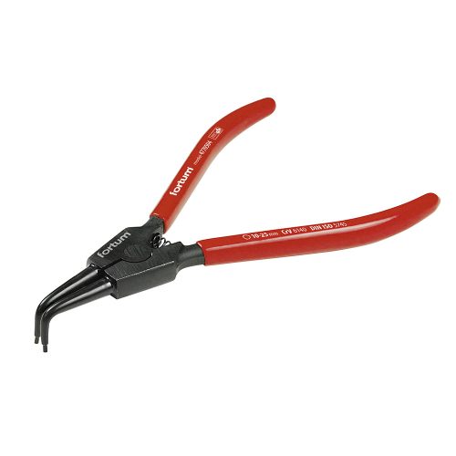 Fortum zégerfogó, hajlított külső; 140 mm, CV.