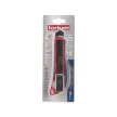 Fortum tapétavágó kés, gumirozott ABS+acél házas; 18 mm, pótpenge: 4780003