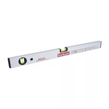   Fortum vízmérték 0,5mm/m pontos ( alu.), elektronikusan kalibrált libella 600mm