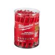 Milwaukee Inkzall vékony hegyű jelölő filc piros