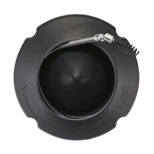 Milwaukee lefolyócsőtisztító csuklósfejű acélkábel+tartó dob M12 BDC8-hoz 6mmx7,6m