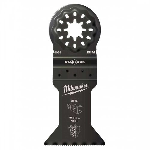 Milwaukee Multitool Starlock merülo furészlap, bimetál 43x47mm