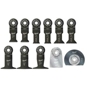   Milwaukee Multitool Starlock általános fűrészlap készlet 11 részes