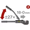 Fortum hidraulikus betonacél vágó, tartomány 4-16mm, hossza 430mm CrMoV pofa