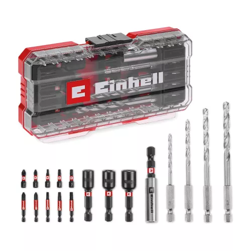 Einhell Expert S2 acélból készült bit készlet S-CASE 18 részes