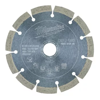 Milwaukee gyémánt vágótárcsa DSU 150mm