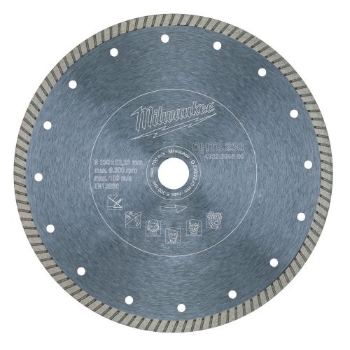 Milwaukee DHTS gyémánt vágótárcsa 230x22,2mm