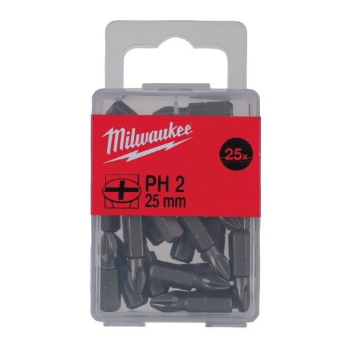 Milwaukee bithegy PH2x25mm 25db/cs