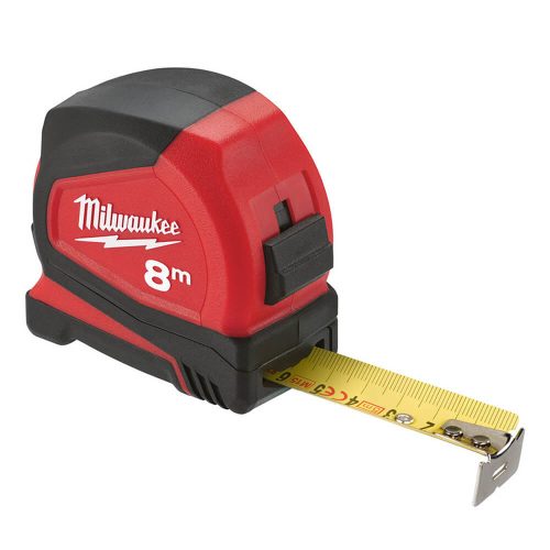 Milwaukee Pro Compact méroszalag 8m/25mm (Metrikus/Angolszász)